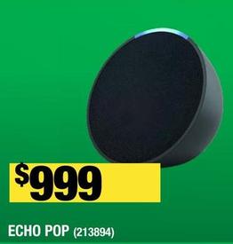 Oferta de Echo Pop por $999 en The Home Depot