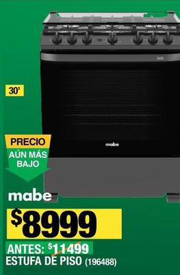 Oferta de Mabe - Estufa De Piso por $8999 en The Home Depot