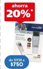 Oferta de Microlife - Termómetro sin contacto 1 pieza por $750 en Farmacia San Pablo