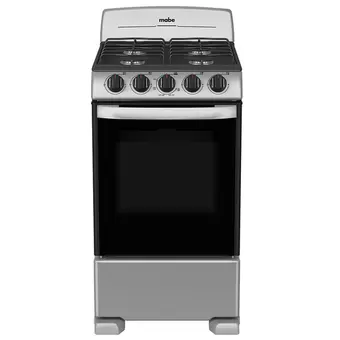 Oferta de Estufa de Piso 50 cm (20 pulgadas) Plata Mercury Mabe - EM5032BAPS1 por $4199.49 en Mabe