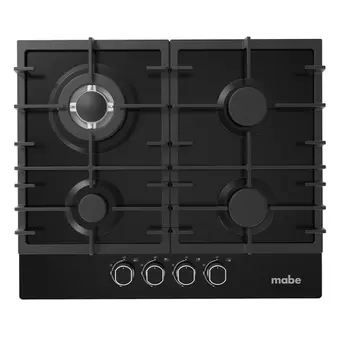 Oferta de Parrilla a Gas Natural 60 cm (24 pulgadas) Vidrio Negro Mabe - CMG6018V1 por $5424.16 en Mabe