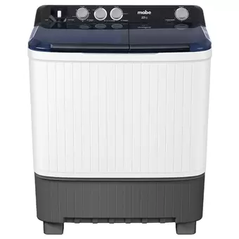 Oferta de Lavadora Semi-Automática 22 kg Blanca Mabe - LMDX2224HBAB0 por $5759.54 en Mabe