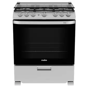 Oferta de Estufa de Piso 76 cm (30 pulgadas) Silver Mabe - EMH7612JS0 por $12299.02 en Mabe
