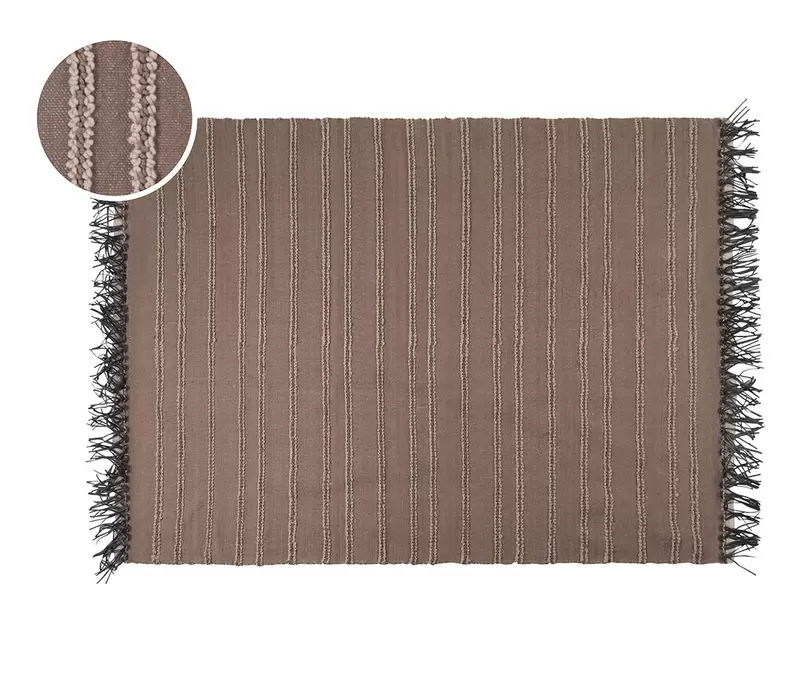 Oferta de Tapete Dolores 200x290 - Taupe por $3499 en Gaia Design