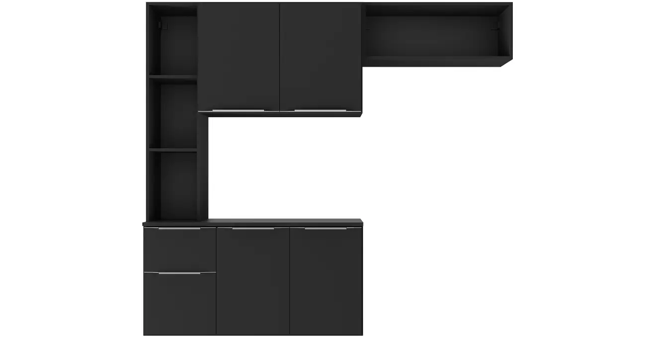 Oferta de Mueble de cocina Guazacapán - Negro por $3269 en Gaia Design