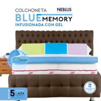 Oferta de Colchoneta Topper Blue Memory por $2790 en Neblus