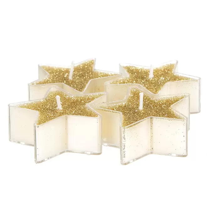 Oferta de Set Velas Estrella Doradas Ws23 por $149 en Perfect Home