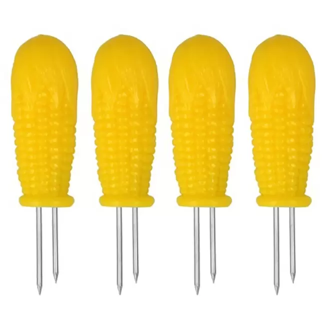 Oferta de Pinchos para Elote Paq/4 Metaltex-Amarillo por $49 en Perfect Home