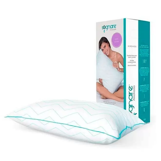 Oferta de Almohada Sognare Suave King Size – Blanco por $1169 en Perfect Home