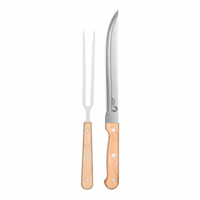 Oferta de Juego de Cuchillo de Acero Inoxidable Para Asado 2 Piezas Brassa Masters por $209 en Perfect Home