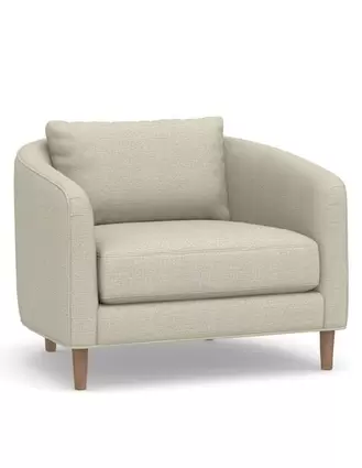 Oferta de Sillón Remmy estilo contemporáneo de tela por $15199.2 en Pottery Barn