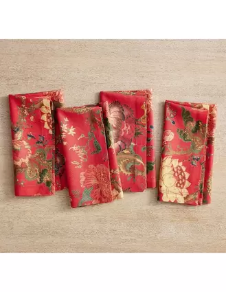 Oferta de Set Dahlia Floral Cotton de algodón 4 piezas por $539.4 en Pottery Barn