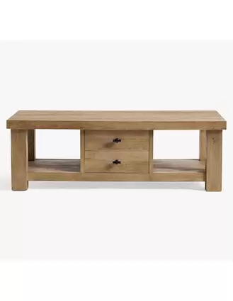 Oferta de Mesa de centro Oakleigh de madera por $19999.2 en Pottery Barn