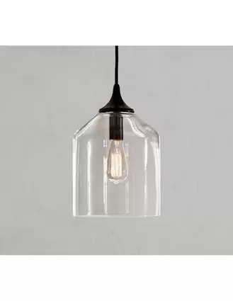 Oferta de Lámpara colgante City Glass Pendant por $5599.2 en Pottery Barn