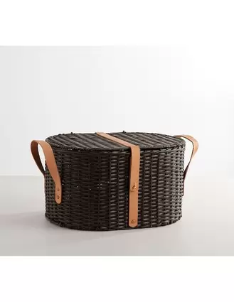 Oferta de Canasta Austin Baskets Collection de ratán por $1299.5 en Pottery Barn