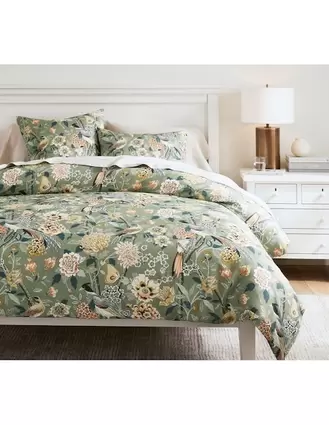 Oferta de Duvet Bloom Floral por $2799.3 en Pottery Barn