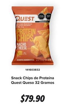 Oferta de Quest - Snack Chips de Proteína Queso por $79.9 en GNC