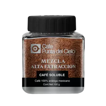 Oferta de Frasco de Café Soluble Alta Extracción 100 gr por $111 en Café punta del Cielo