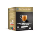 Oferta de 16 Cápsulas Café con Leche compatibles DG por $162 en Café punta del Cielo