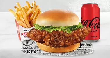 Oferta de COMBO KE TIRAS® BURGER por $155 en KFC