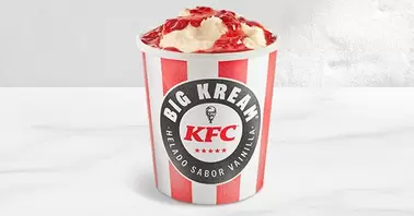 Oferta de BIG KREAM CON FRESA 1L por $89 en KFC