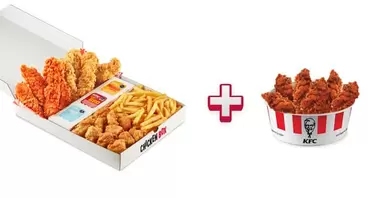 Oferta de CHICKEN BOX ESTADIO + 1 CHICK 'N SHARE por $446 en KFC