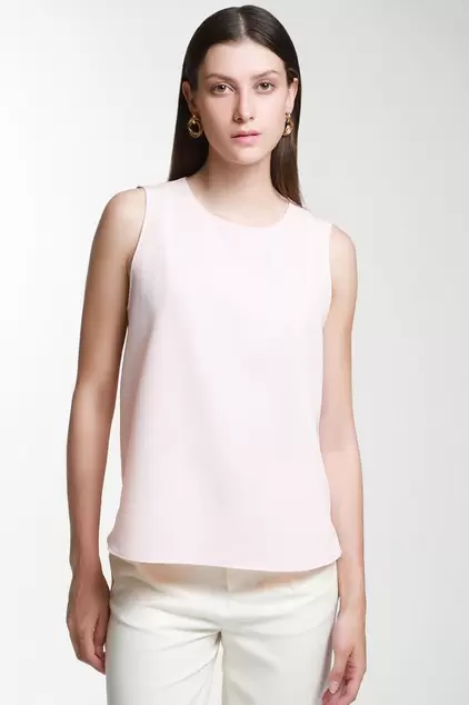 Oferta de Blusa Escote Redondo Sin Mangas por $249 en LOB