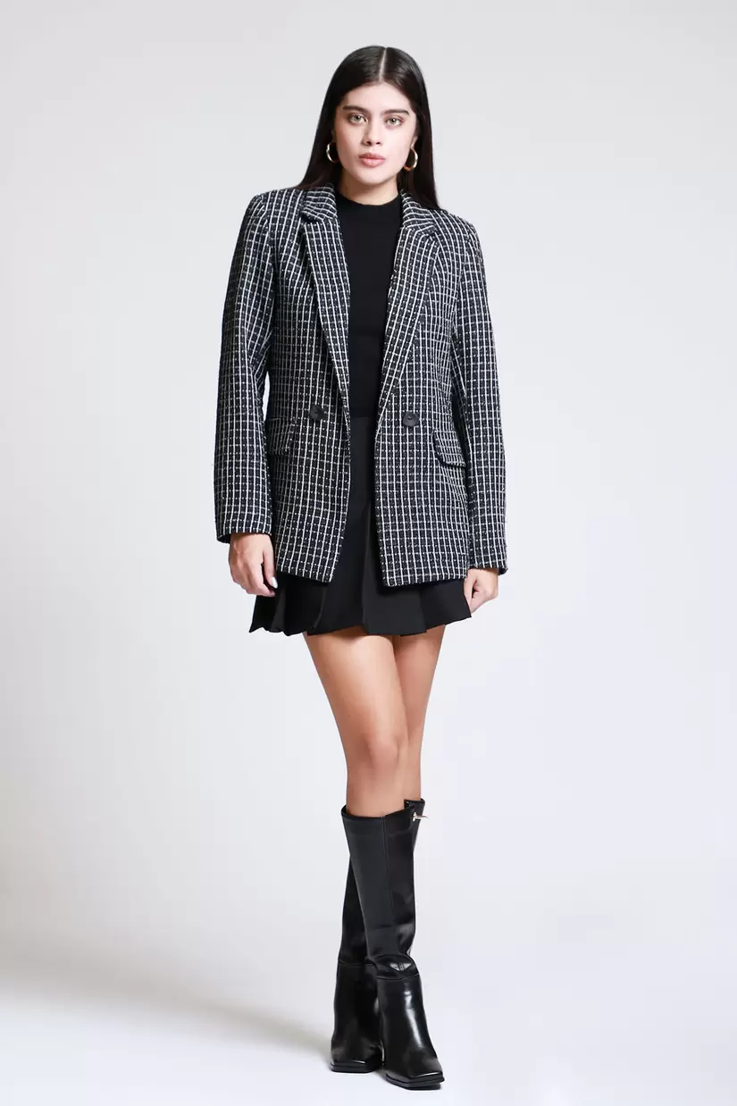 Oferta de Saco Tweed Manga Larga por $599 en LOB