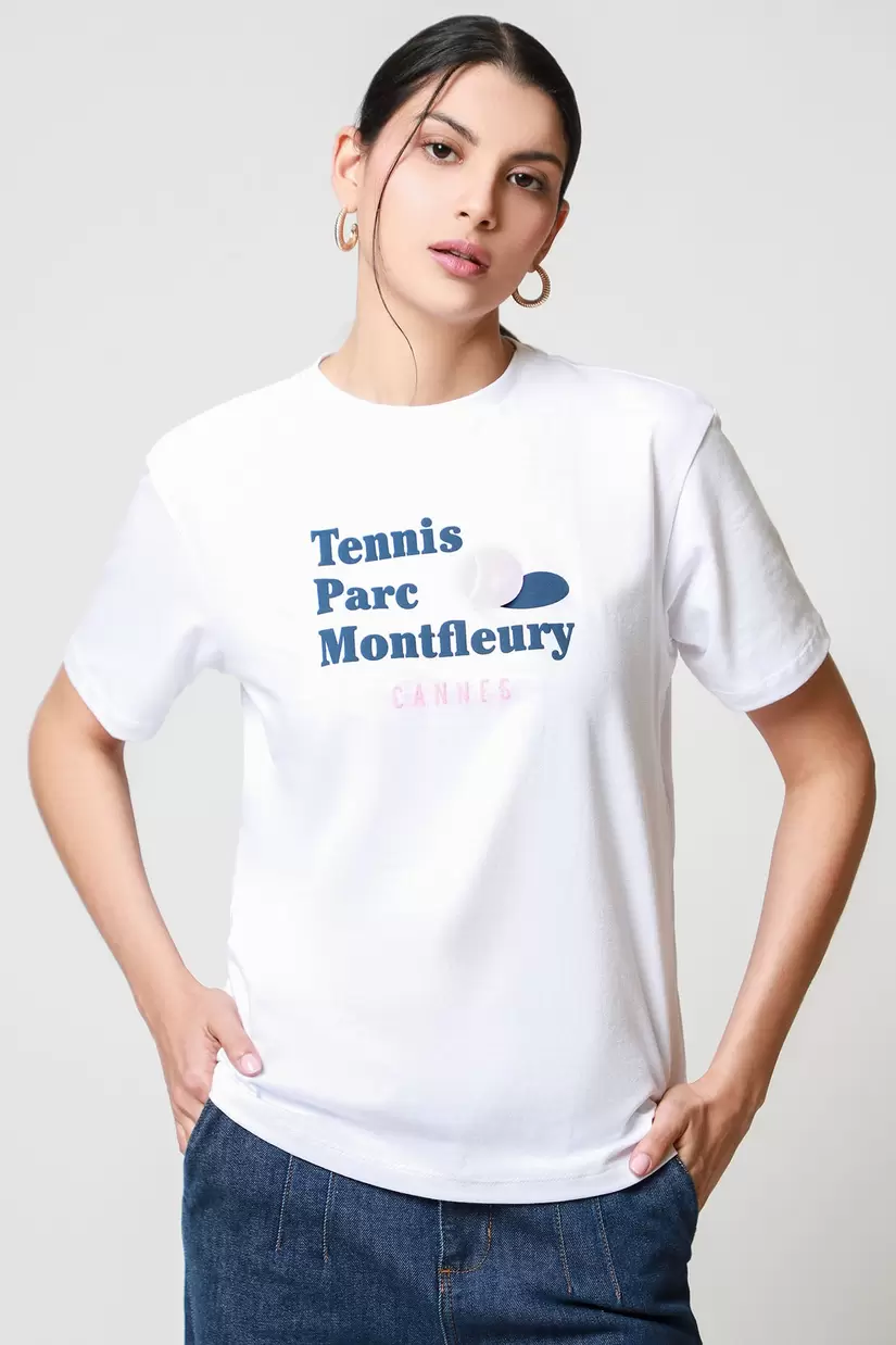 Oferta de Playera Manga Corta Estampado "Tennis" por $249 en LOB