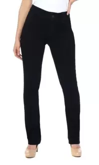 Oferta de Pantalón Recto Mujer Negro Magic Pomp 020498 por $399 en Britos Jeans