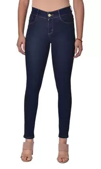 Oferta de Pantalón Skinny Magic Pomp Mujer Azul 019433 por $349 en Britos Jeans