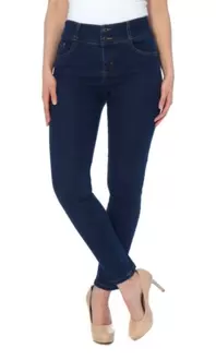 Oferta de Pantalón Skinny Corazón Mujer Azul 020875 por $279.2 en Britos Jeans