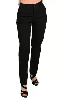 Oferta de Pantalón Chino Mujer Negro 024856 por $367.2 en Britos Jeans