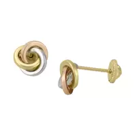 Oferta de Aretes Nudo Oro Florentino por $3635 en Guvier