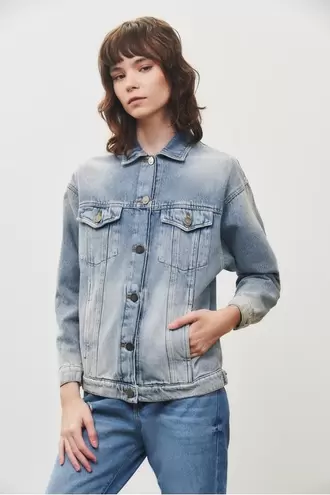 Oferta de Chamarra Rapsodia Stars Denim por $1399.5 en Rapsodia