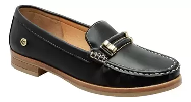 Oferta de Zapatos Mocasines Dama Herraje Casual Negros Remea Fareli por $182 en Fareli