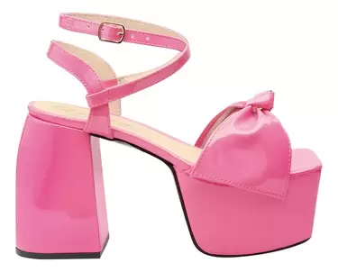 Oferta de Sandalias Dama De Plataforma Barbie Vanessa Rosa Fareli por $272 en Fareli