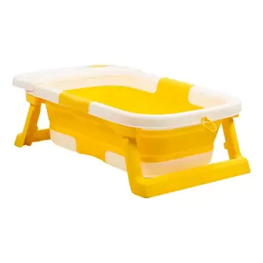 Oferta de Bañera Bebé Ultra Plegable Mega Baby Con Red Acolchonada por $7282 en Fareli