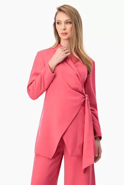 Oferta de Saco con cruce y amarre en costado por $919.6 en Ivonne