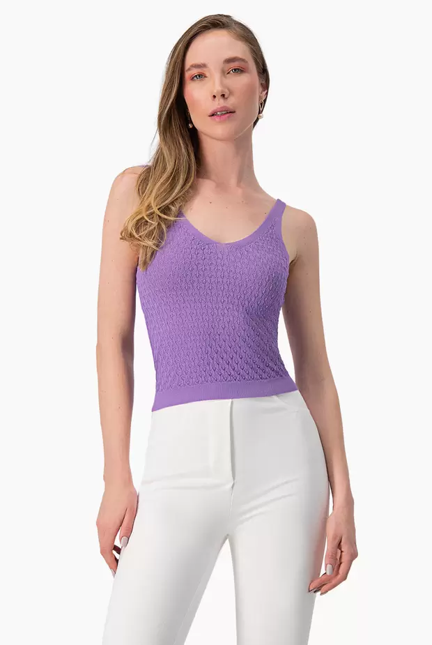 Oferta de SET TOP/CÁRDIGAN Ligero V-Neck por $599.6 en Ivonne