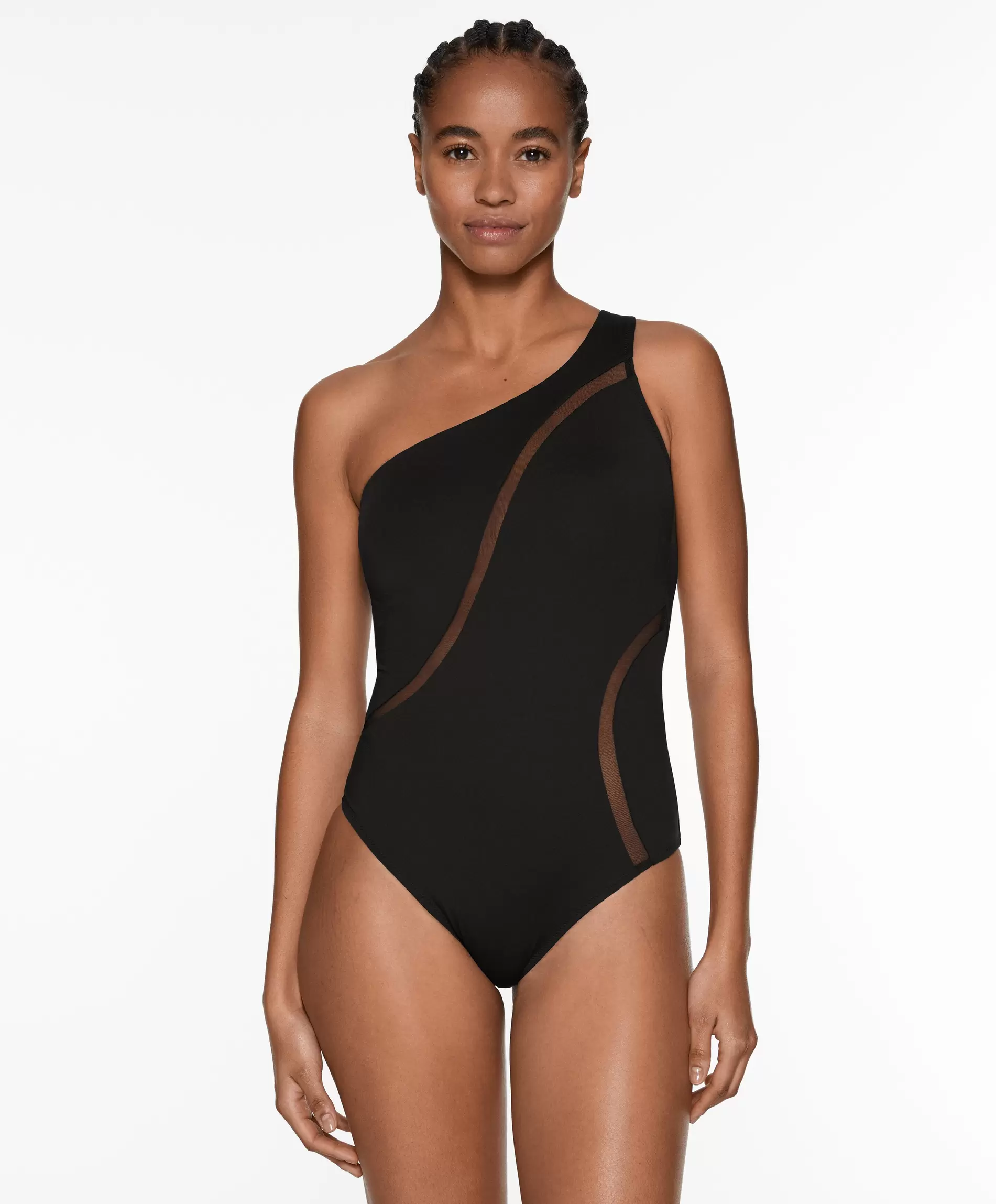 Oferta de Traje de baño asimétrico mesh por $399 en Oysho