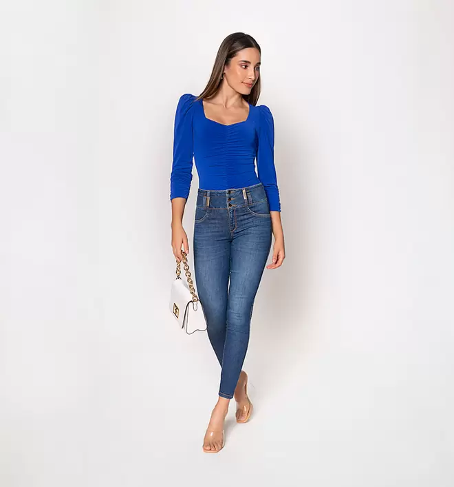 Oferta de Jean Ultraslim Ta, Pretina Ancha Con Cor por $799 en Studio F