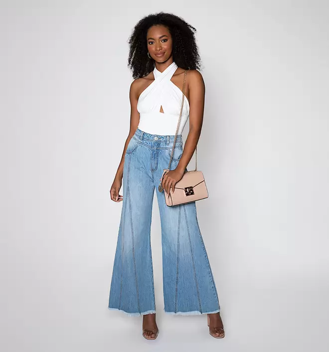 Oferta de Jean Campana Tiro Alto Tono Claro Con Co por $1119.3 en Studio F