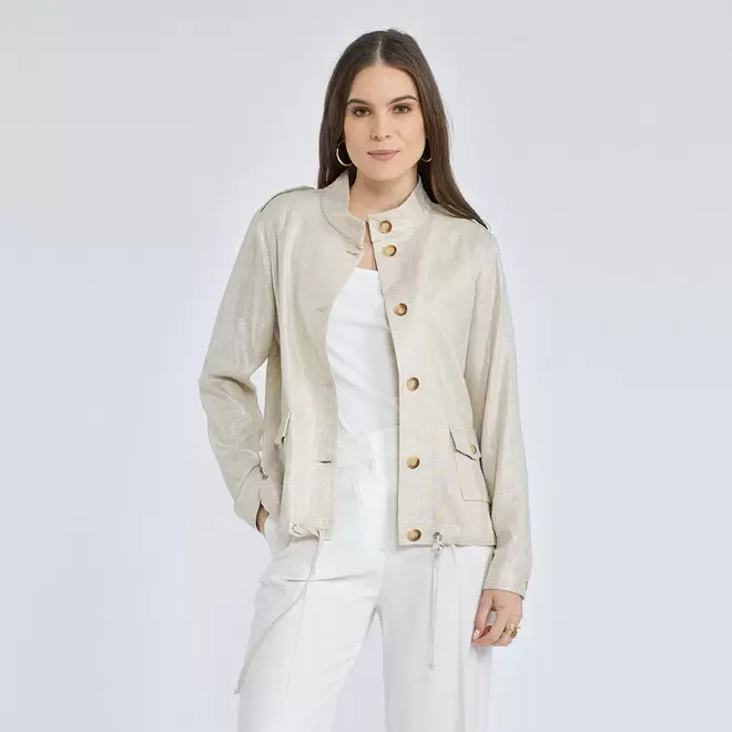 Oferta de Chamarra Linen Textura por $1249.5 en Vanity