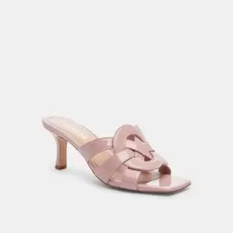 Oferta de Sandalias con Tacón Tillie Piel Rosa Mujer por $5450 en Coach