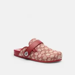 Oferta de Zuecos Blake Jacquard Signature Rojo Mujer por $3912 en Coach