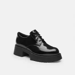 Oferta de Zapatos Derby Lyla Platform Piel Negro Mujer por $3234 en Coach