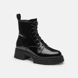 Oferta de Botines Avery Platform Piel Negro por $4590 en Coach