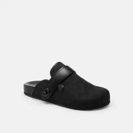 Oferta de Zuecos Blake Jacquard Signature Negro Mujer por $4890 en Coach