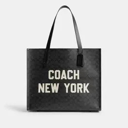 Oferta de Bolsa Tote en Signature con Grafico Coach por $12280 en Coach